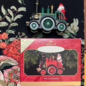 Hallmark Jolly Locomotive Ornament